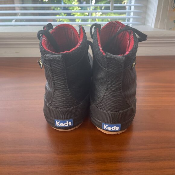 Keds Scout Boot II Women's Black Water Resistant Canvas Wool Booties | Size 8 - Picture 4 of 6